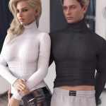 dForce Turtleneck Shirt for Genesis 9 dForce Turtleneck Shirt for Genesis 9