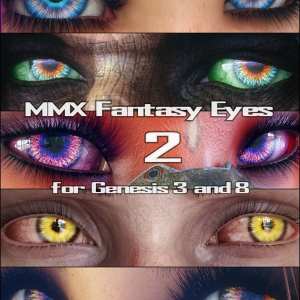 MMX Fantasy Eyes 2 for Genesis 3 and 8 MMX Fantasy Eyes 2 for Genesis 3 and 8