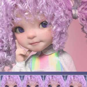 Make A Face Expressions for Bugga Boo for Genesis 8 Female Make A Face Expressions for Bugga Boo for Genesis 8 Female