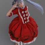 dForce European Style Dress for Genesis 8 Female(s)Repost  dForce European Style Dress for Genesis 8 Female(s)Repost