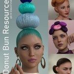 Donut Bun Resource – Updo for Genesis 8 Female(s) Donut Bun Resource – Updo for Genesis 8 Female(s)