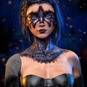 FPE Crow Geoshell Makeup for Genesis 8.1 Female FPE Crow Geoshell Makeup for Genesis 8.1 Female
