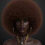 Afro Hair for Genesis 3 and 8 Afro Hair for Genesis 3 and 8