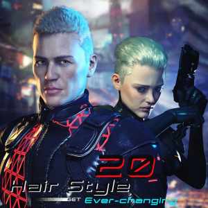 FE Short Hair Vol 4 for Genesis 8 and 8.1 FE Short Hair Vol 4 for Genesis 8 and 8.1