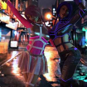 dForce CyberGirl Outfits for Genesis 8 Females dForce CyberGirl Outfits for Genesis 8 Females