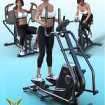 FG Fitness Equipment and Poses for Genesis 8 and 8.1 Females FG Fitness Equipment and Poses for Genesis 8 and 8.1 Females