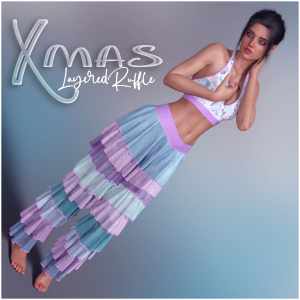 Xmas Layered Ruffle G8F Xmas Layered Ruffle G8F