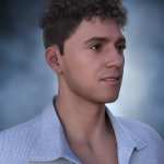 dForce Aidan Hair for Genesis 9 dForce Aidan Hair for Genesis 9