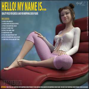 Hello! My Name Is… – Poses for Genesis 8. Part I Hello! My Name Is… – Poses for Genesis 8. Part I