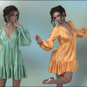 dForce – Patience Dress for G8F dForce – Patience Dress for G8F