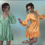 dForce – Patience Dress for G8F dForce – Patience Dress for G8F