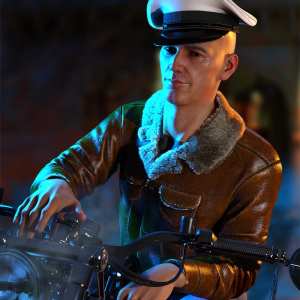 Bomber Jacket and Cap for Genesis 8 and 8.1 Males Bomber Jacket and Cap for Genesis 8 and 8.1 Males