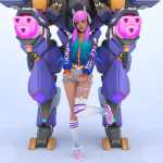 EDM for D.Va 2 and Tokki for Genesis 8 Female EDM for D.Va 2 and Tokki for Genesis 8 Female