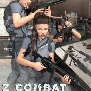 Z Combat Rifles and Poses for Genesis 3 and 8 Z Combat Rifles and Poses for Genesis 3 and 8