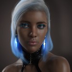 dforce High Voltage Hair for Genesis 3 and 8 Females dforce High Voltage Hair for Genesis 3 and 8 Females