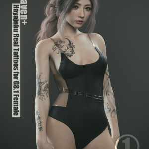 RAV Hayajuku Stylish Tattoos ONE for Genesis 8.1 Female(s) RAV Hayajuku Stylish Tattoos ONE for Genesis 8.1 Female(s)