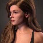 FE Alysa Hair for Genesis 9 FE Alysa Hair for Genesis 9