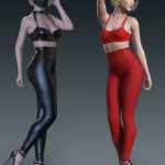High Waisted Leggings Outfit for Genesis 8 and 8.1 Females High Waisted Leggings Outfit for Genesis 8 and 8.1 Females