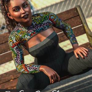 Jem Star Crop Sleeves for Genesis 8 Female Jem Star Crop Sleeves for Genesis 8 Female