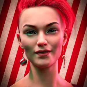 M3D Christmas Earring Set for Genesis 8 and Genesis 8.1 Female M3D Christmas Earring Set for Genesis 8 and Genesis 8.1 Female