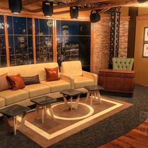 FG Talk Show Set and Dressing Room FG Talk Show Set and Dressing Room