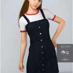 dForce HnC Denim Mini Dress Outfit for Genesis 8 Females dForce HnC Denim Mini Dress Outfit for Genesis 8 Females