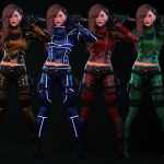 Biker Outfit Textures for Chameleon ROse Biker Outfit G8F Biker Outfit Textures for Chameleon ROse Biker Outfit G8F