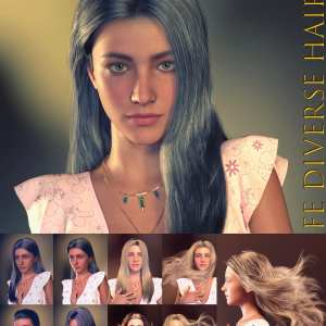 FE Diverse Hair Vol 1 for Genesis 8 and 8.1 Females FE Diverse Hair Vol 1 for Genesis 8 and 8.1 Females