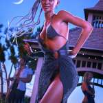 dForce Iumina Asymmetrical Split Outfit for Genesis 9, 8, and 8.1 dForce Iumina Asymmetrical Split Outfit for Genesis 9, 8, and 8.1