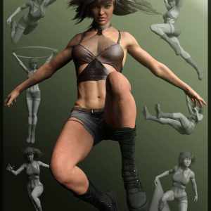 Gravity in Action Poses for Genesis 3 and 8 Female Gravity in Action Poses for Genesis 3 and 8 Female