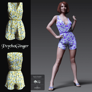 dForce Spring Catsuit for G8F dForce Spring Catsuit for G8F