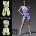 dForce Spring Catsuit for G8F dForce Spring Catsuit for G8F