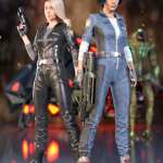 Sci-Fi Retro Outfit for Genesis 8 Females Sci-Fi Retro Outfit for Genesis 8 Females