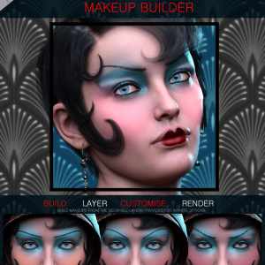 Roaring Twenties Makeup Builder for Genesis 8 Females Roaring Twenties Makeup Builder for Genesis 8 Females