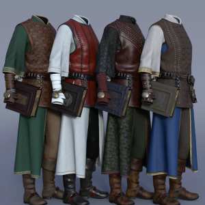 dForce Cleric Outfit Textures dForce Cleric Outfit Textures