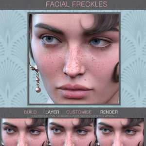 Sun-kissed Facial Freckles for Genesis 3, 8 and 8.1 Females Sun-kissed Facial Freckles for Genesis 3, 8 and 8.1 Females