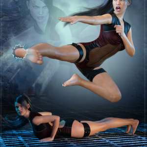 Z Action Girl – Poses for Genesis 3 Female Z Action Girl – Poses for Genesis 3 Female