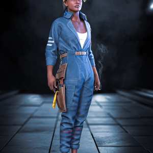 Worker Uniform Outfit for Genesis 9 Worker Uniform Outfit for Genesis 9