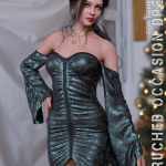 dForce Ruched Occasion Dress Genesis 9 dForce Ruched Occasion Dress Genesis 9