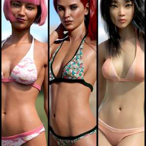 Hannelore Bikini Outfit Textures Hannelore Bikini Outfit Textures