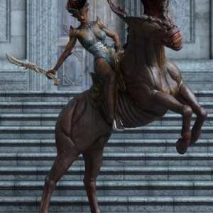 Hell Rider I Poses for Queen of the Abyss and Mount of the Abyss Hell Rider I Poses for Queen of the Abyss and Mount of the Abyss