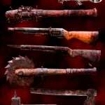 Zombie Weapons Set Zombie Weapons Set