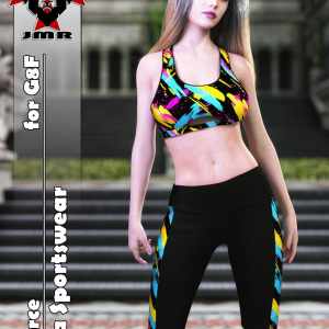 JMR dForce Lisa Sportswear for G8F JMR dForce Lisa Sportswear for G8F