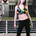 JMR dForce Lisa Sportswear for G8F JMR dForce Lisa Sportswear for G8F
