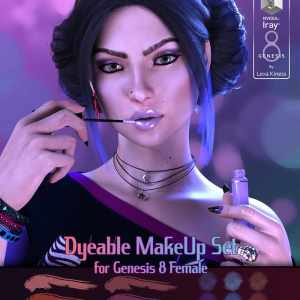 Dyeable MakeUp Set for Genesis 8 FemaleRepost  Dyeable MakeUp Set for Genesis 8 FemaleRepost