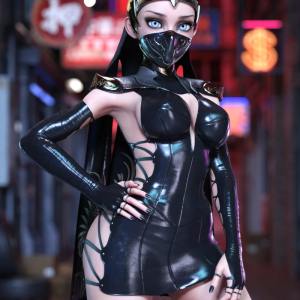 dForce Assassin Sister Outfit for Genesis 8 and 8.1 Females dForce Assassin Sister Outfit for Genesis 8 and 8.1 Females