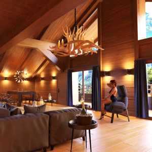 Chalet Living Room Chalet Living Room