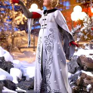 dForce Winter Splendor Outfit for Genesis 8 Females dForce Winter Splendor Outfit for Genesis 8 Females