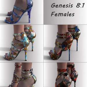 Shoes Remake for Genesis 8.1 Females Pack Shoes Remake for Genesis 8.1 Females Pack