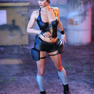 Rebel Outfit for Genesis 8 Females Bundle Rebel Outfit for Genesis 8 Females Bundle